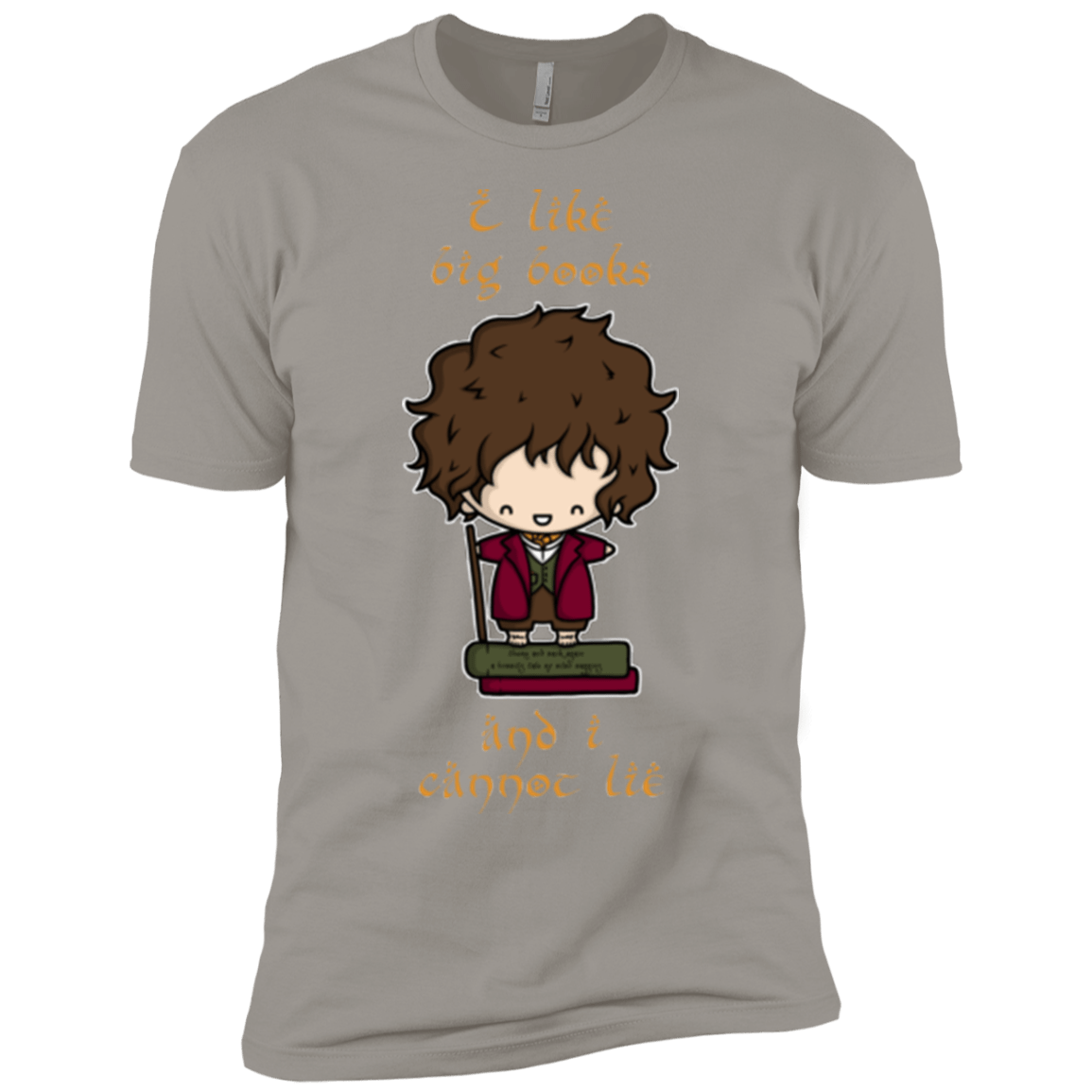T-Shirts Light Grey / YXS I Like Big Books Boys Premium T-Shirt