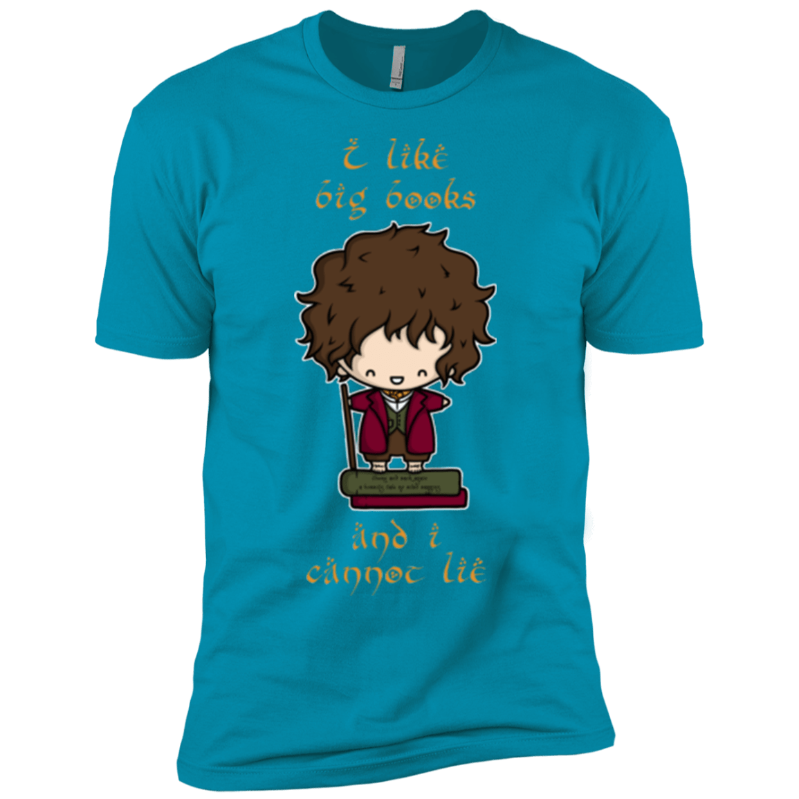 T-Shirts Turquoise / YXS I Like Big Books Boys Premium T-Shirt
