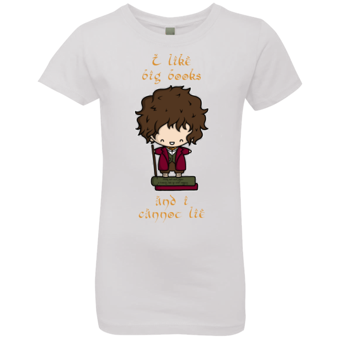 T-Shirts White / YXS I Like Big Books Girls Premium T-Shirt