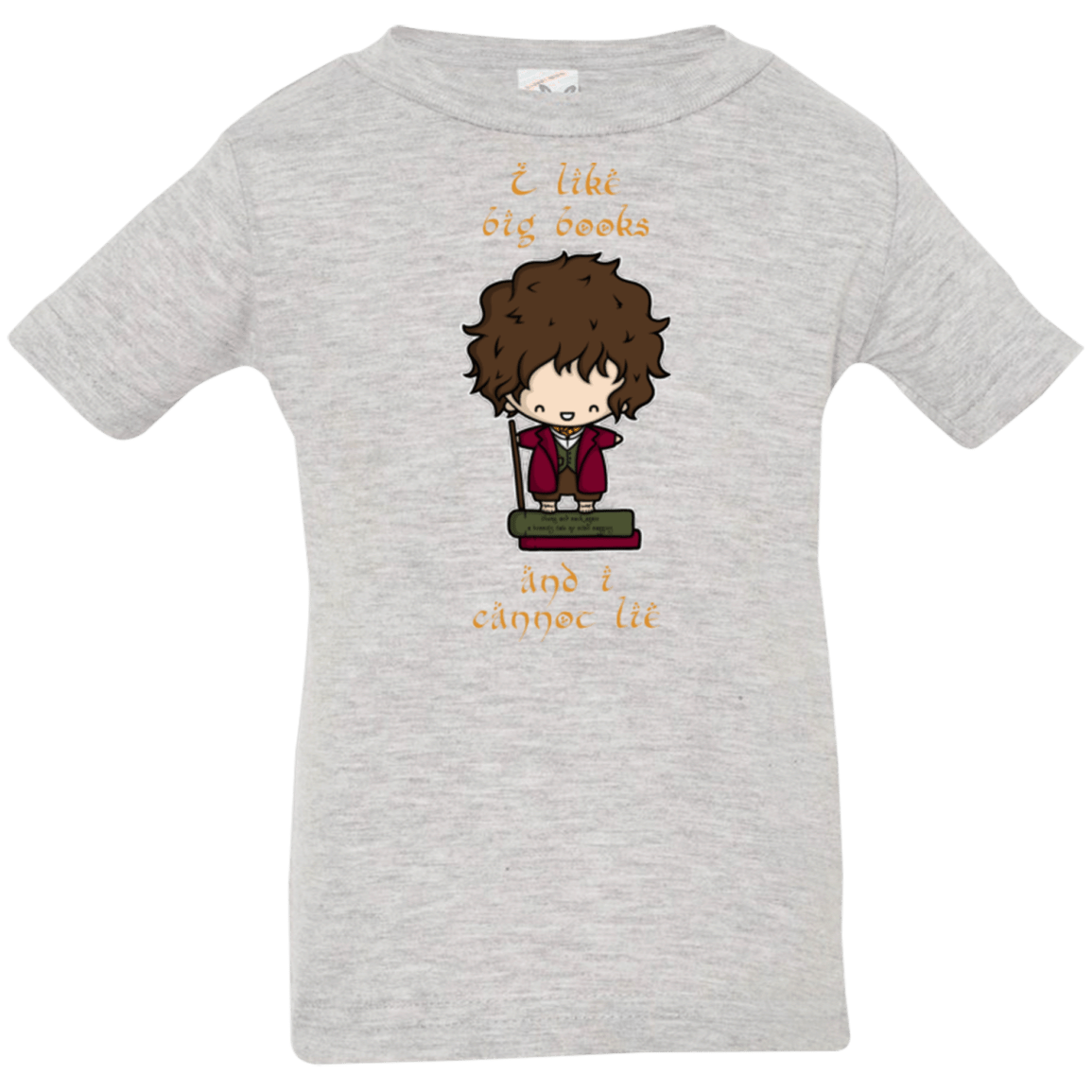 T-Shirts Heather / 6 Months I Like Big Books Infant PremiumT-Shirt