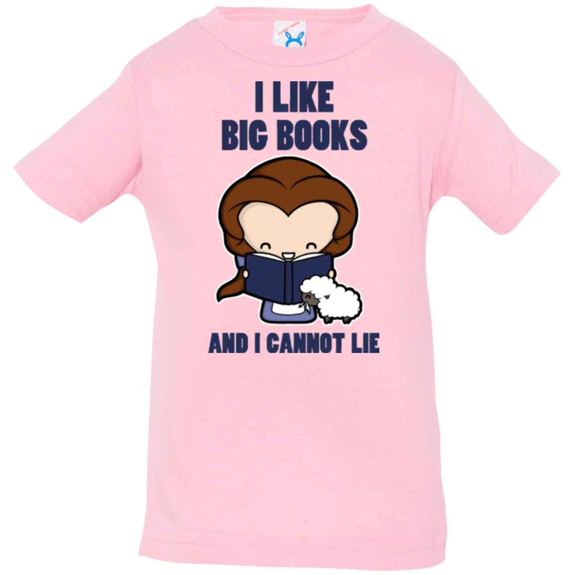T-Shirts Pink / 6 Months I Like Big Books Infant PremiumT-Shirt