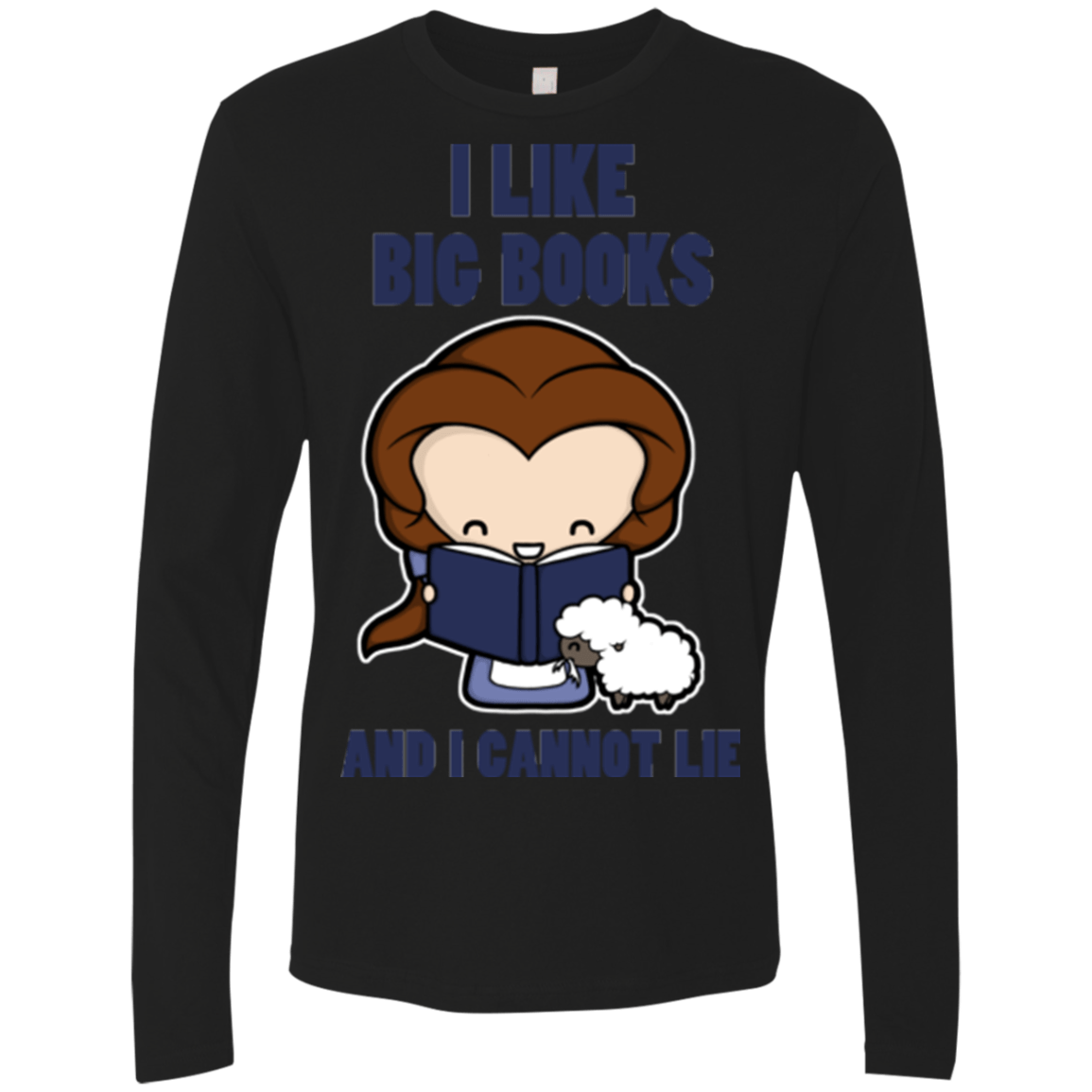 I Like Big Books Men's Premium Long Sleeve