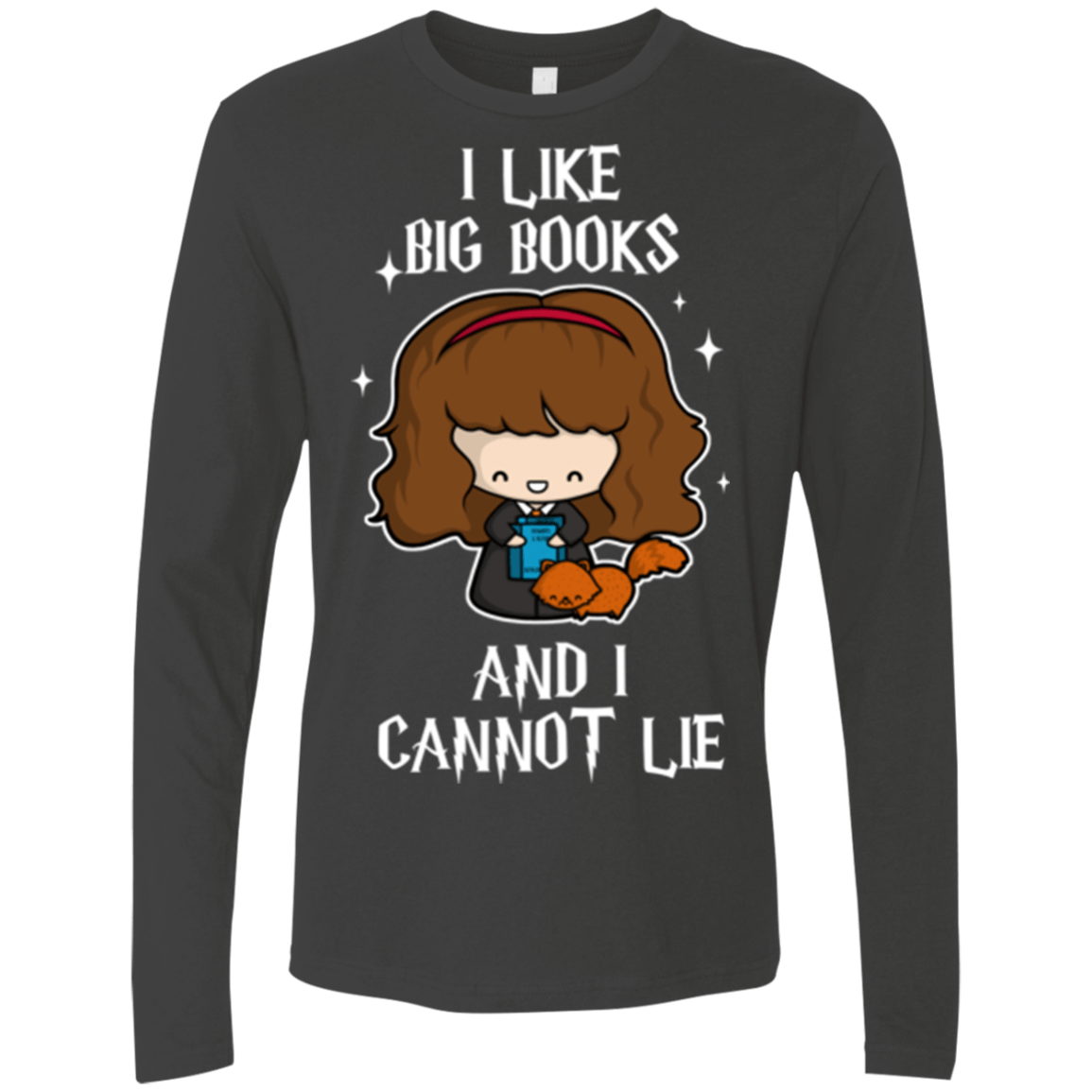 T-Shirts Heavy Metal / Small I Like Big Books Men's Premium Long Sleeve