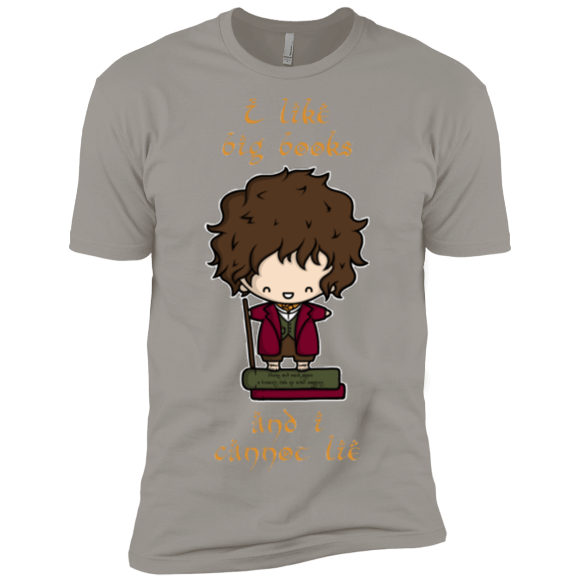 T-Shirts Light Grey / X-Small I Like Big Books Men's Premium T-Shirt