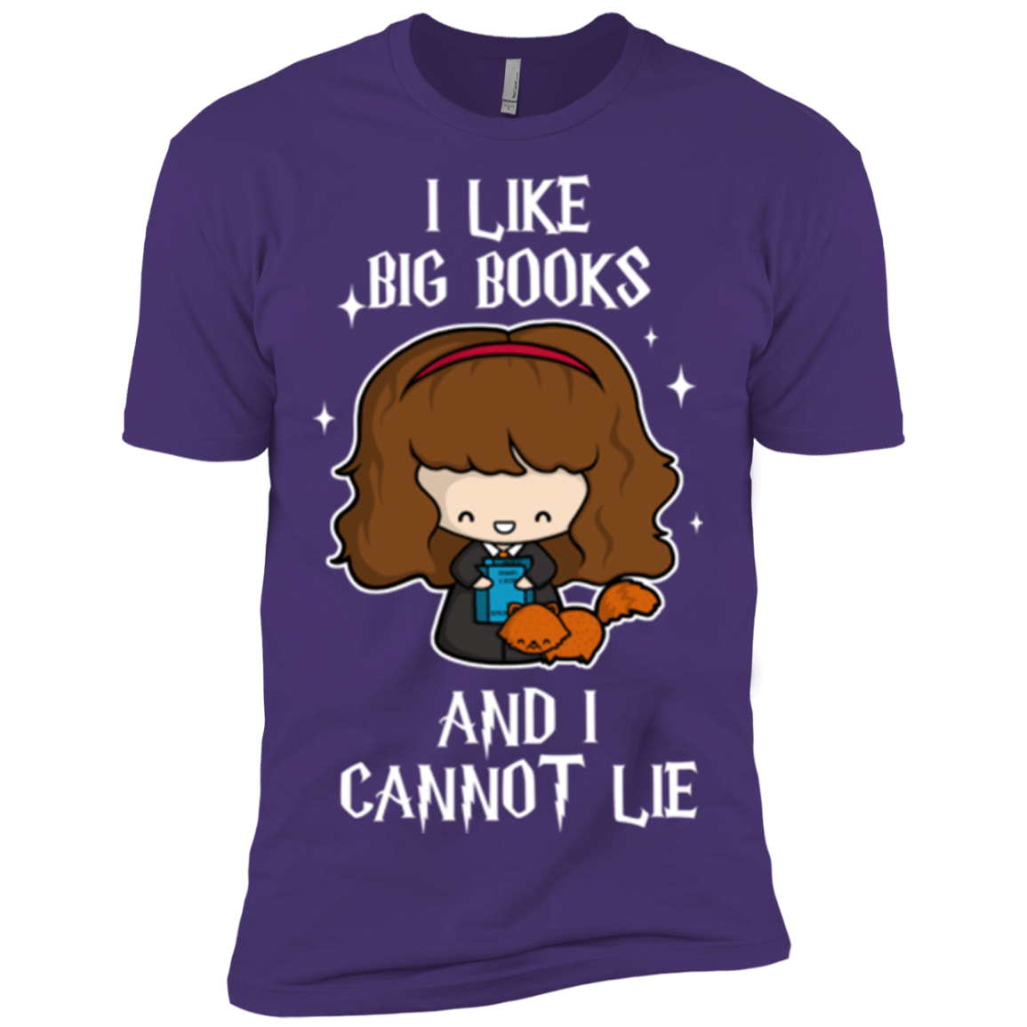 T-Shirts Purple / X-Small I Like Big Books Men's Premium T-Shirt