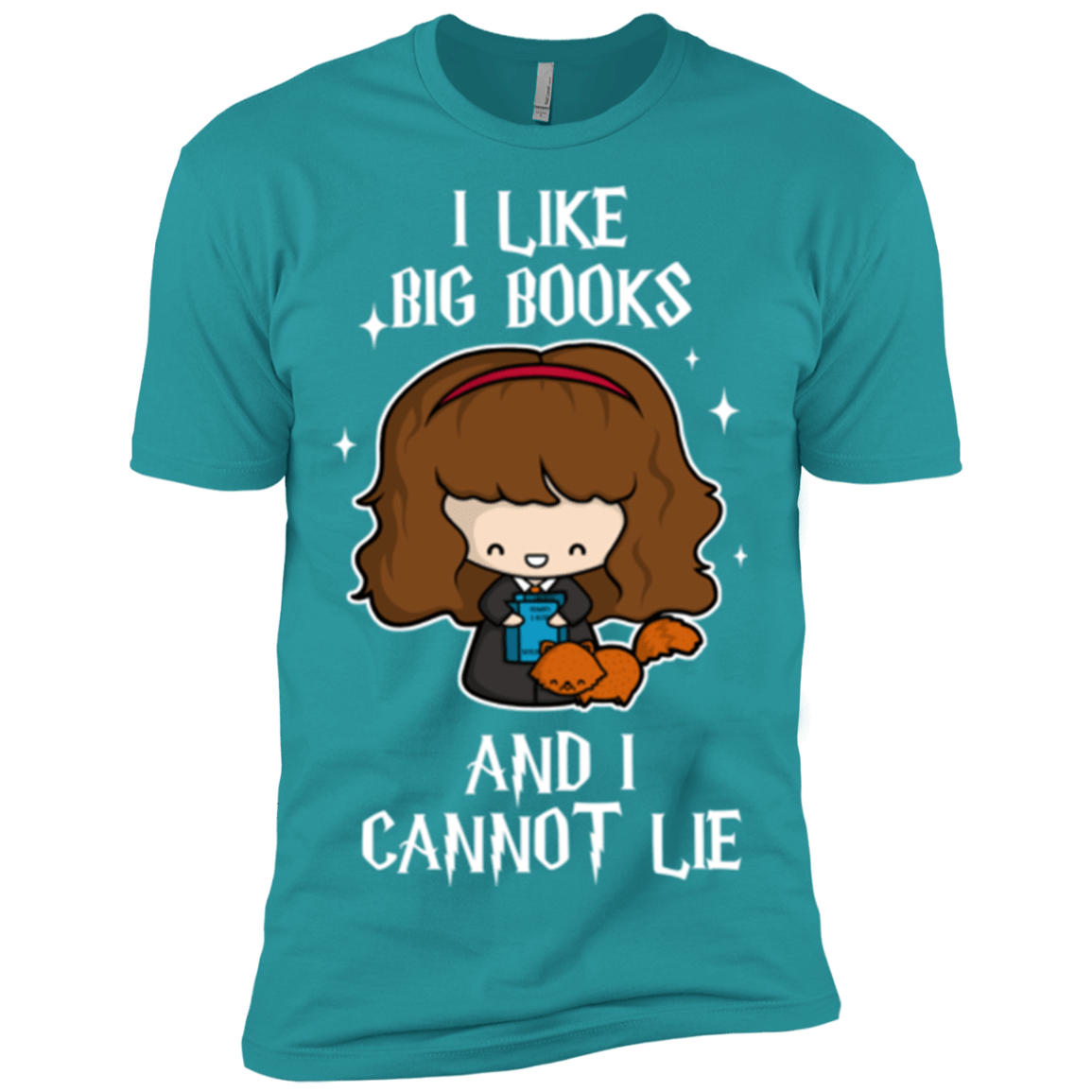 T-Shirts Tahiti Blue / X-Small I Like Big Books Men's Premium T-Shirt