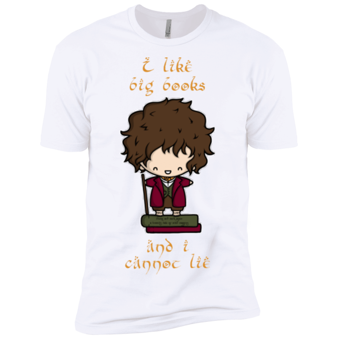T-Shirts White / X-Small I Like Big Books Men's Premium T-Shirt