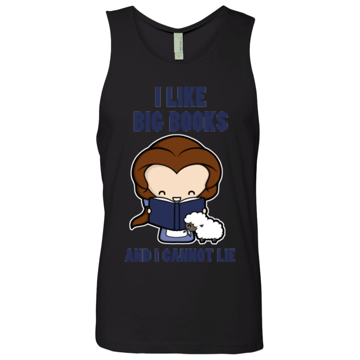 T-Shirts Black / Small I Like Big Books Men's Premium Tank Top