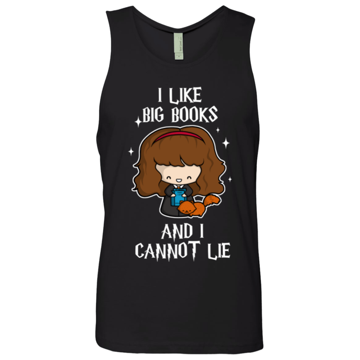 T-Shirts Black / Small I Like Big Books Men's Premium Tank Top
