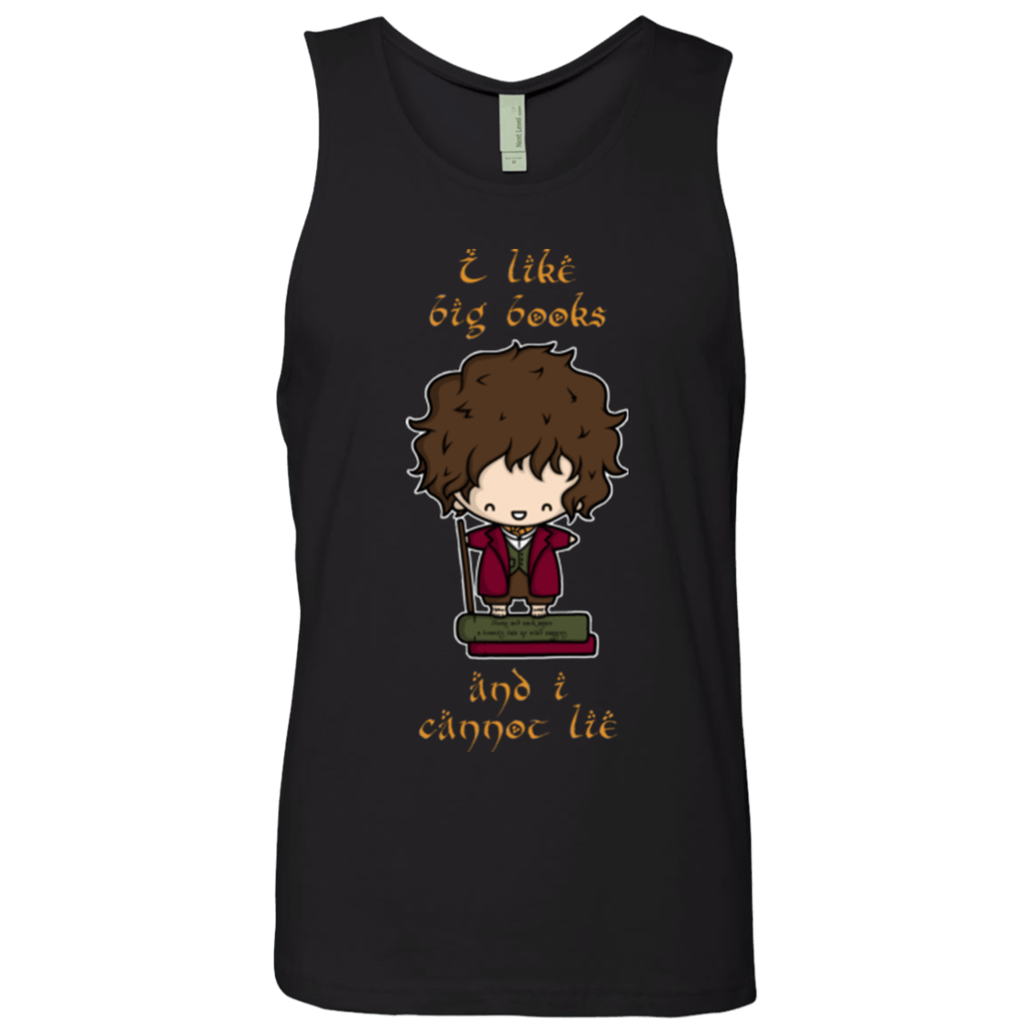 T-Shirts Black / Small I Like Big Books Men's Premium Tank Top