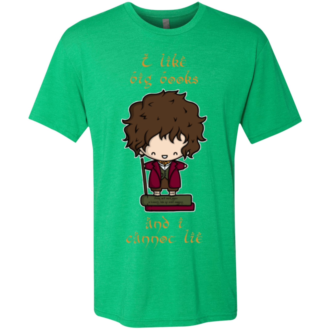 T-Shirts Envy / Small I Like Big Books Men's Triblend T-Shirt