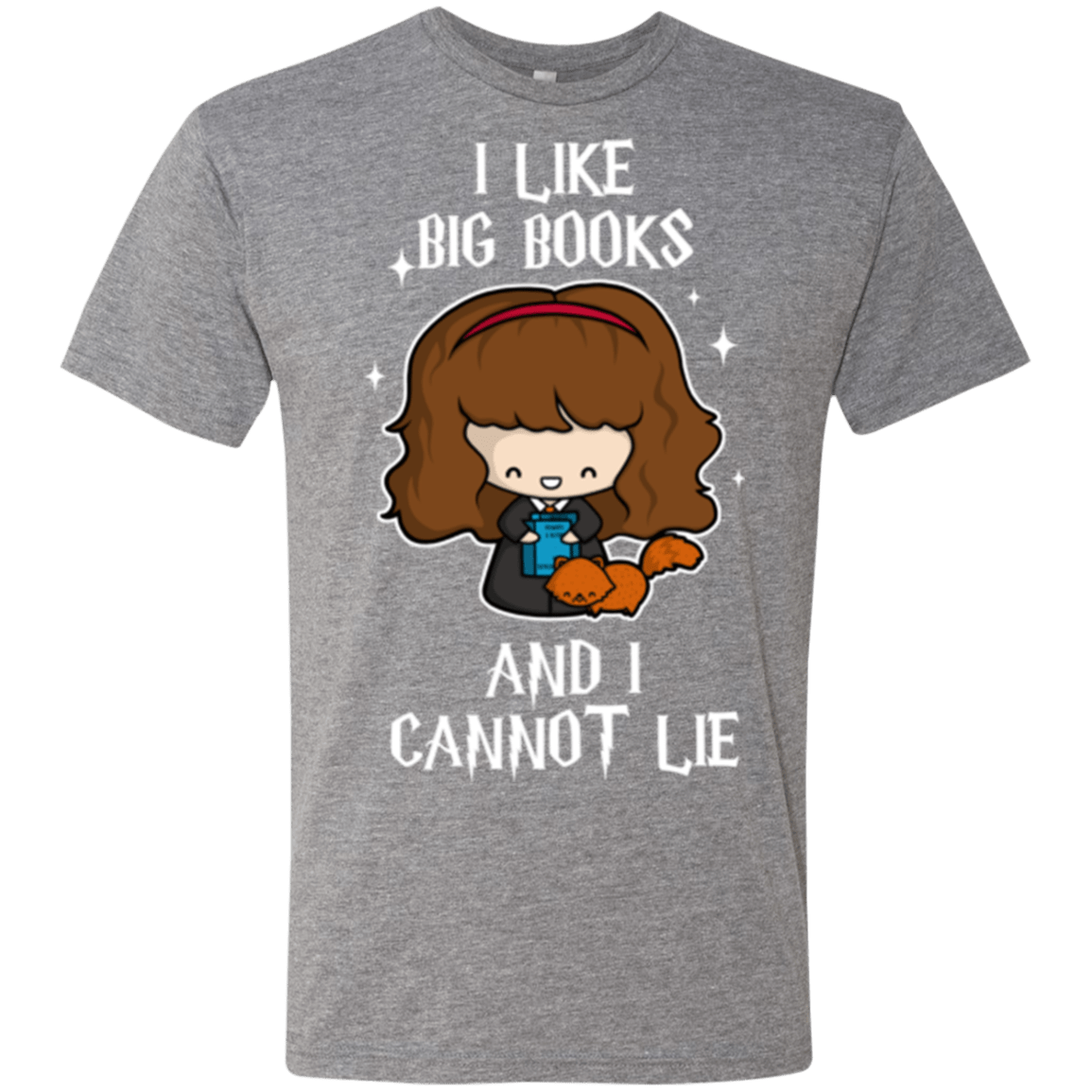 T-Shirts Premium Heather / Small I Like Big Books Men's Triblend T-Shirt