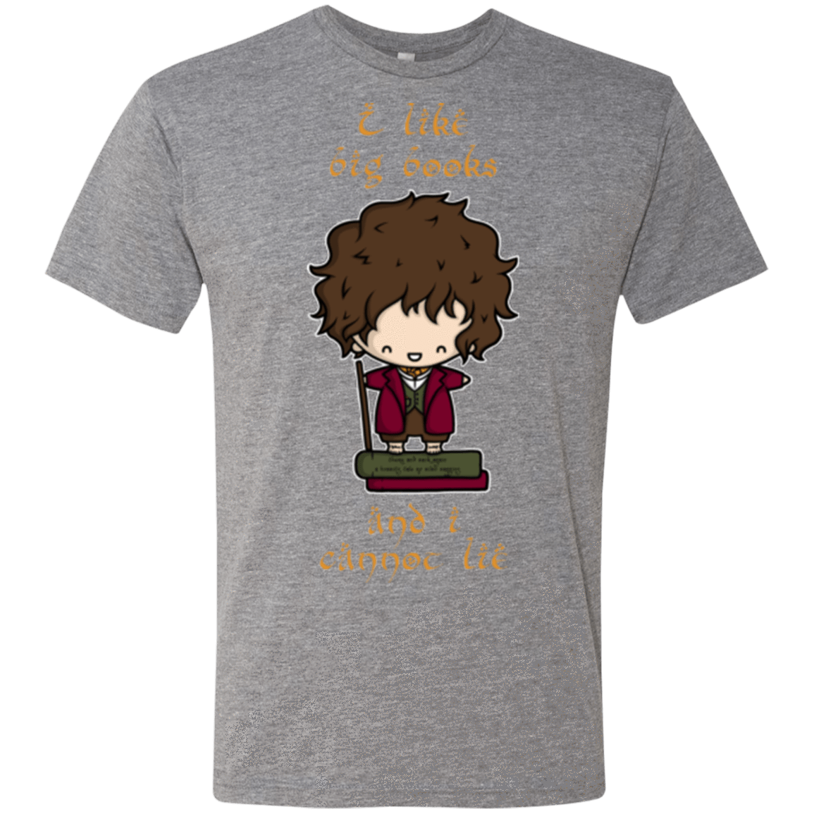 T-Shirts Premium Heather / Small I Like Big Books Men's Triblend T-Shirt