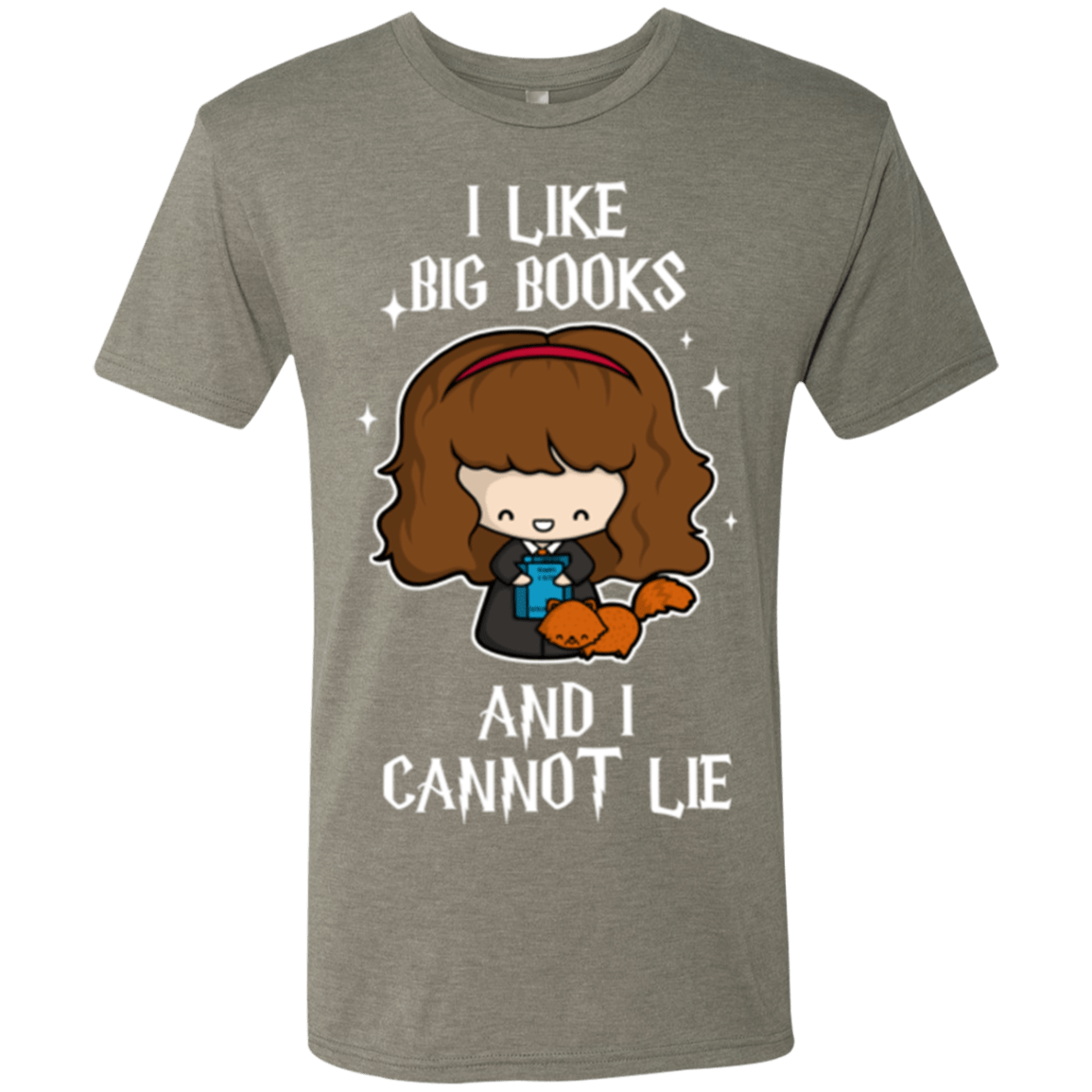 T-Shirts Venetian Grey / Small I Like Big Books Men's Triblend T-Shirt