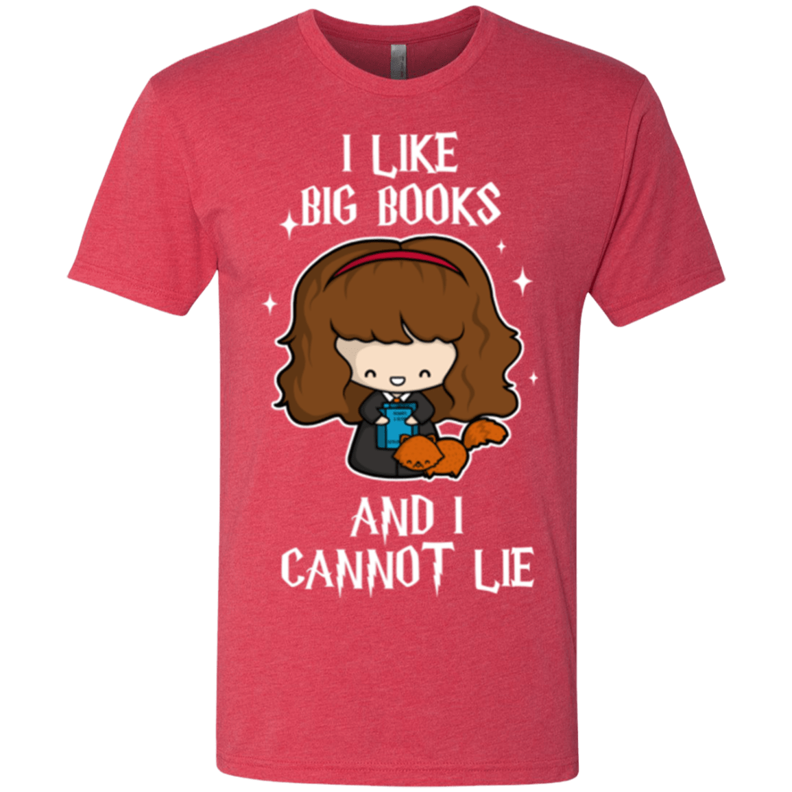 T-Shirts Vintage Red / Small I Like Big Books Men's Triblend T-Shirt