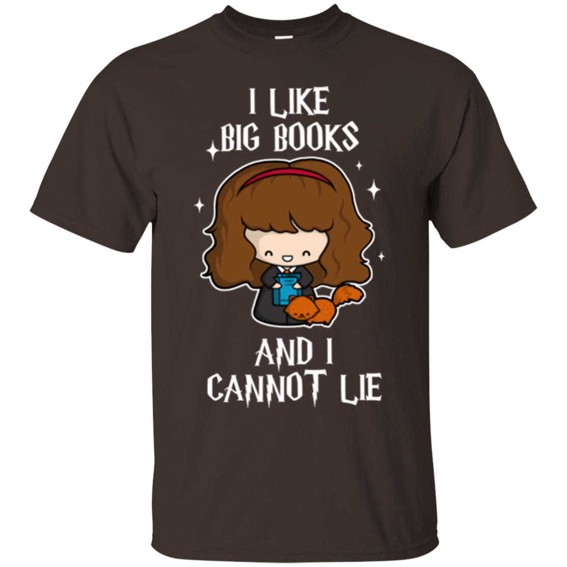 T-Shirts Dark Chocolate / Small I Like Big Books T-Shirt