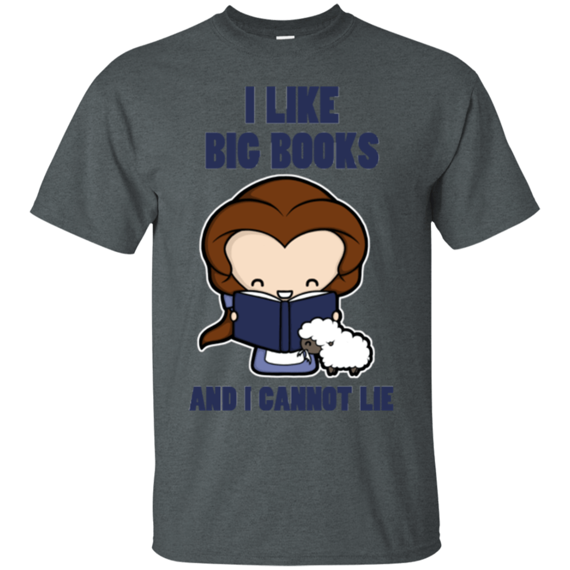 T-Shirts Dark Heather / Small I Like Big Books T-Shirt