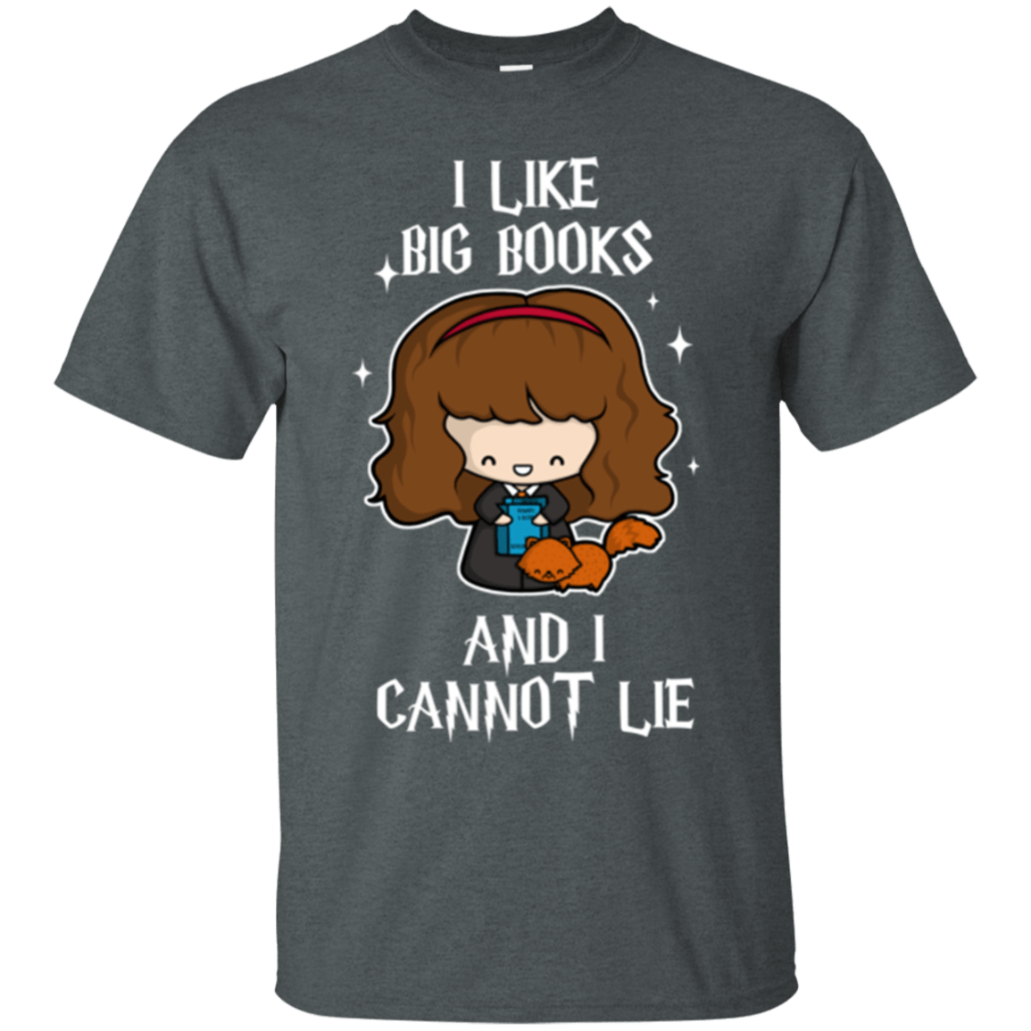 T-Shirts Dark Heather / Small I Like Big Books T-Shirt