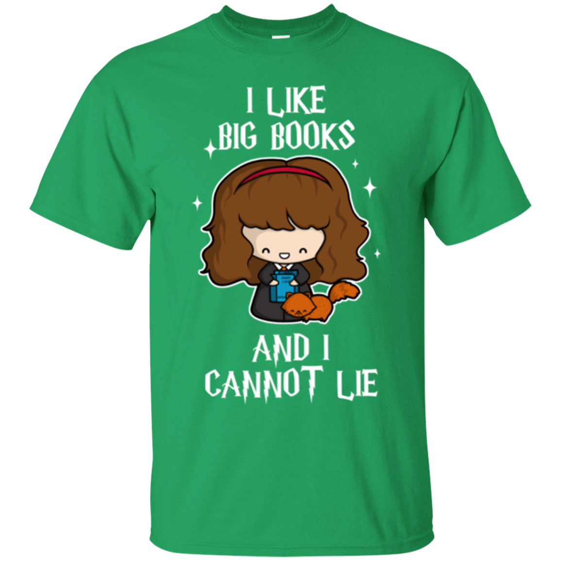 T-Shirts Irish Green / Small I Like Big Books T-Shirt