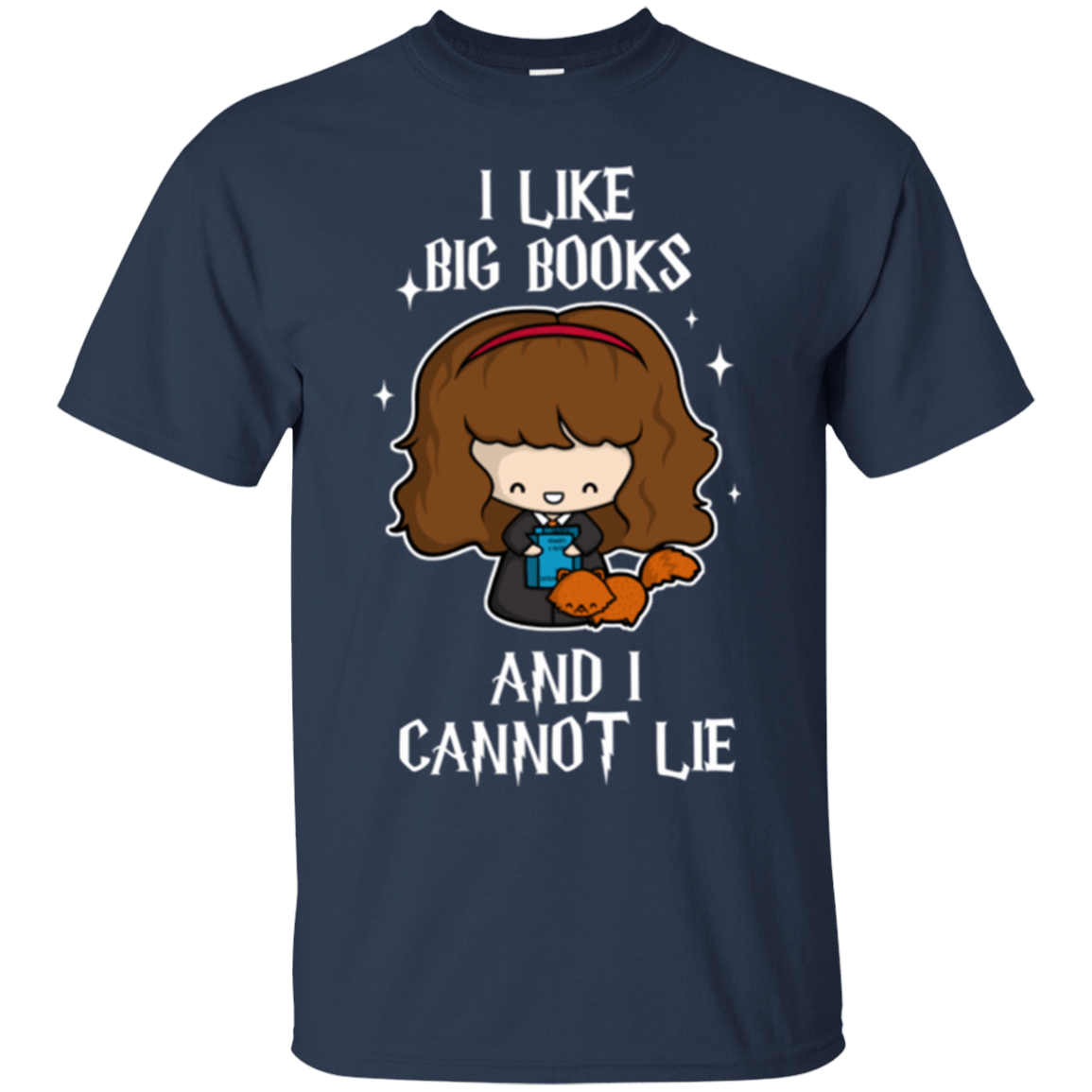 T-Shirts Navy / Small I Like Big Books T-Shirt