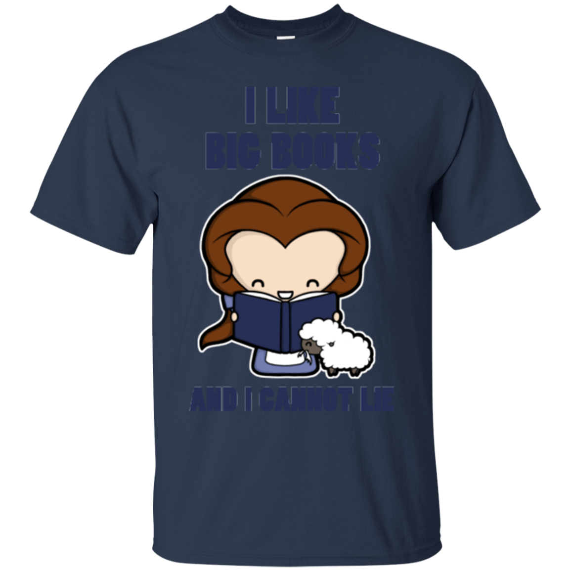 T-Shirts Navy / Small I Like Big Books T-Shirt