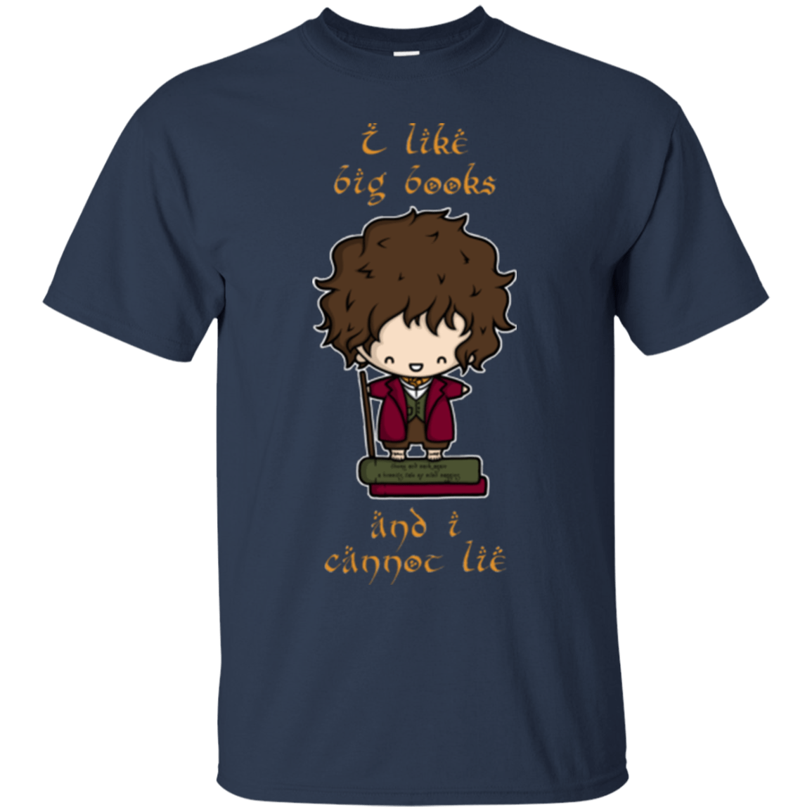 T-Shirts Navy / Small I Like Big Books T-Shirt