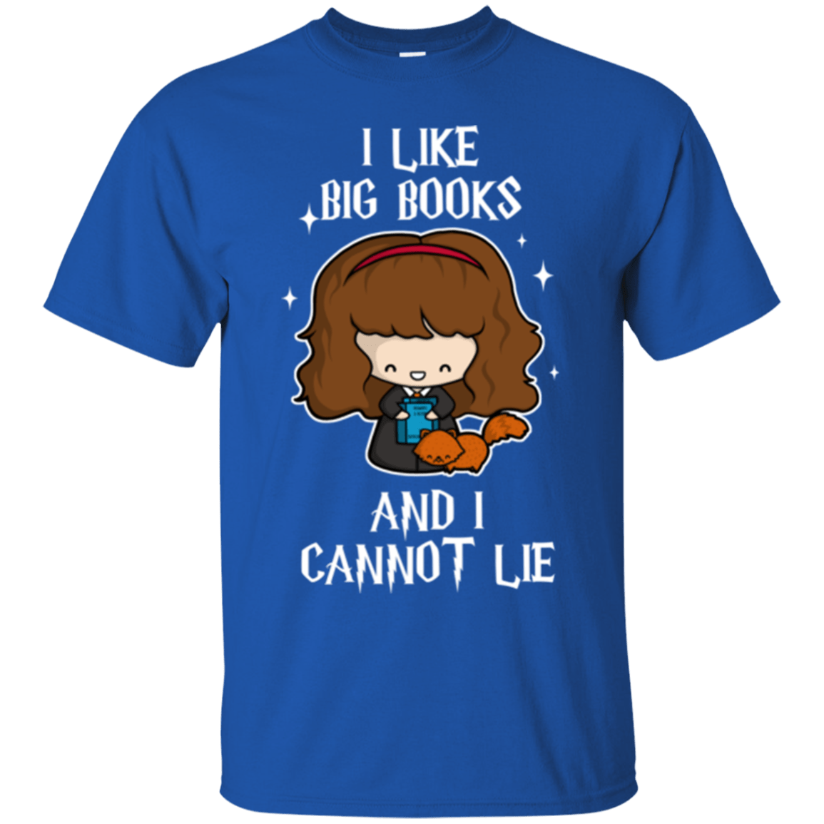 T-Shirts Royal / Small I Like Big Books T-Shirt