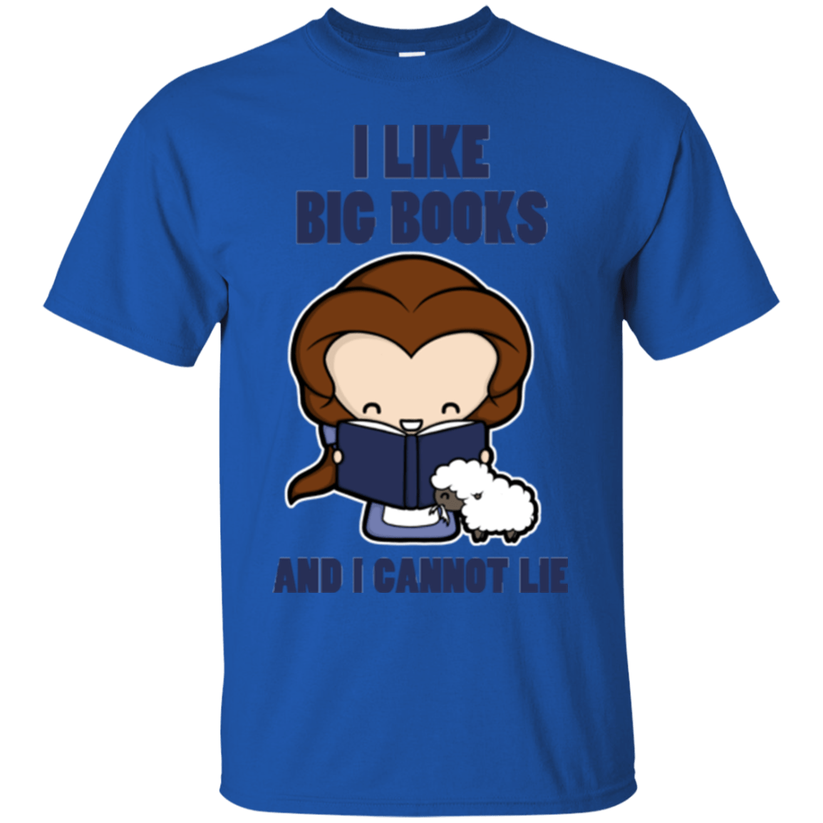 T-Shirts Royal / Small I Like Big Books T-Shirt