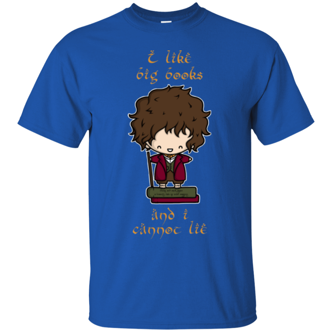 T-Shirts Royal / Small I Like Big Books T-Shirt
