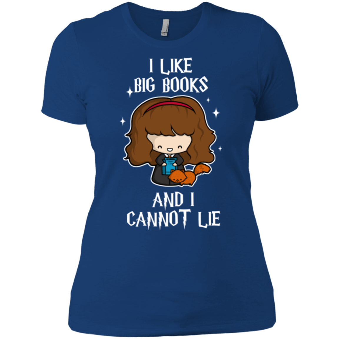 T-Shirts Royal / X-Small I Like Big Books Women's Premium T-Shirt