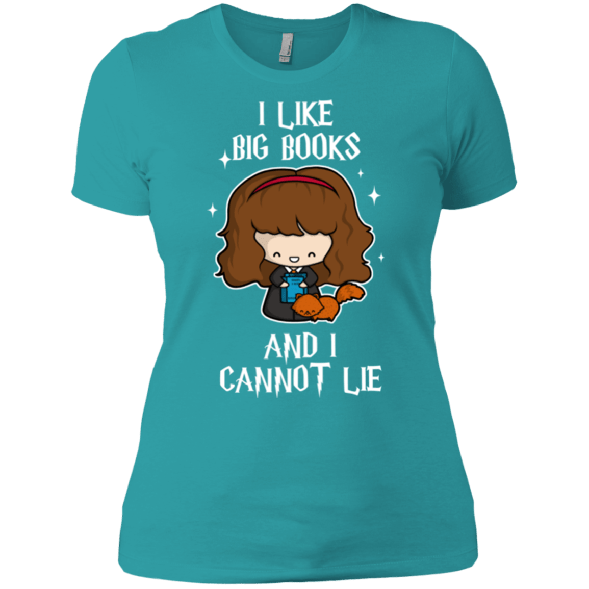 T-Shirts Tahiti Blue / X-Small I Like Big Books Women's Premium T-Shirt