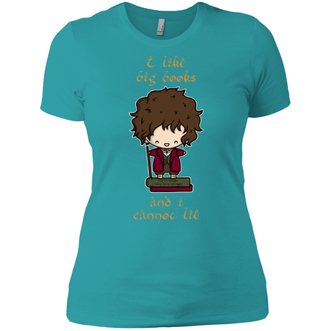T-Shirts Tahiti Blue / X-Small I Like Big Books Women's Premium T-Shirt