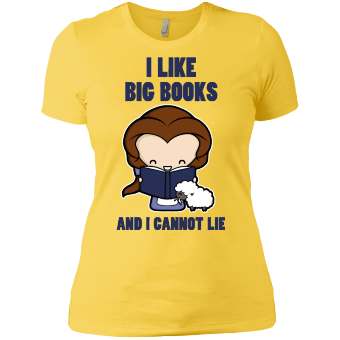 T-Shirts Vibrant Yellow / X-Small I Like Big Books Women's Premium T-Shirt