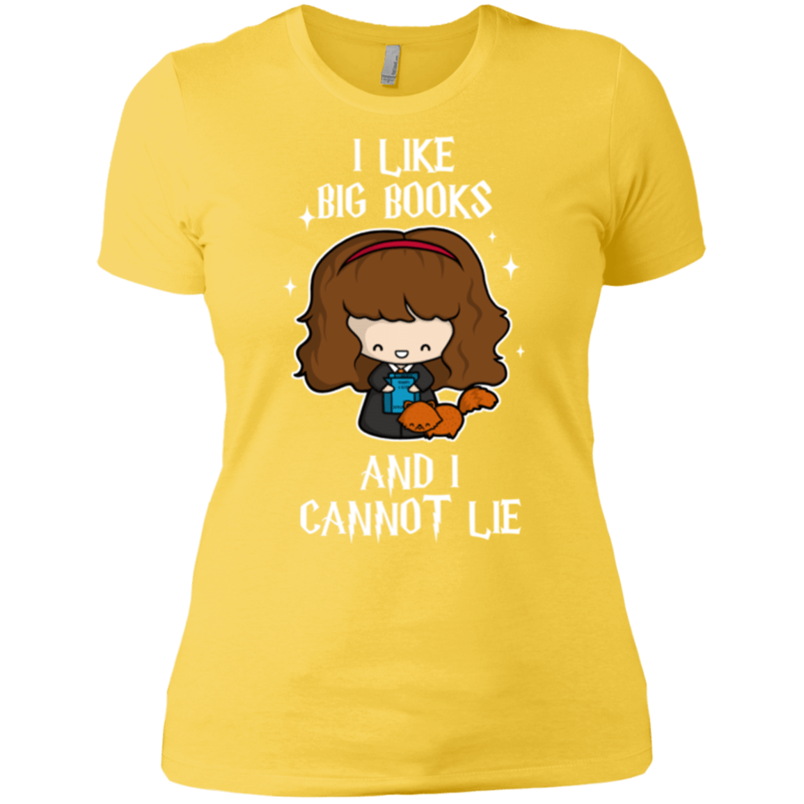 T-Shirts Vibrant Yellow / X-Small I Like Big Books Women's Premium T-Shirt