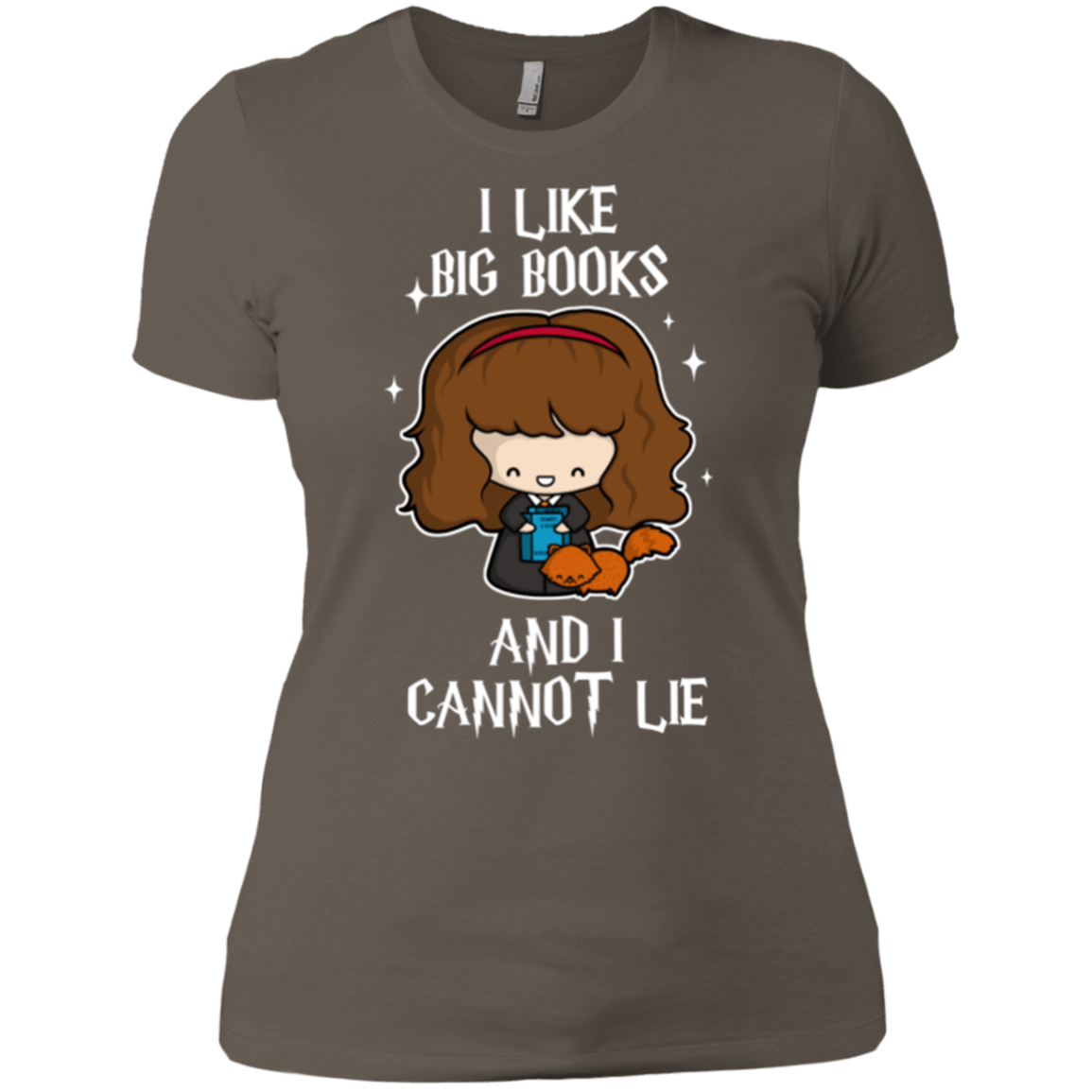 T-Shirts Warm Grey / X-Small I Like Big Books Women's Premium T-Shirt