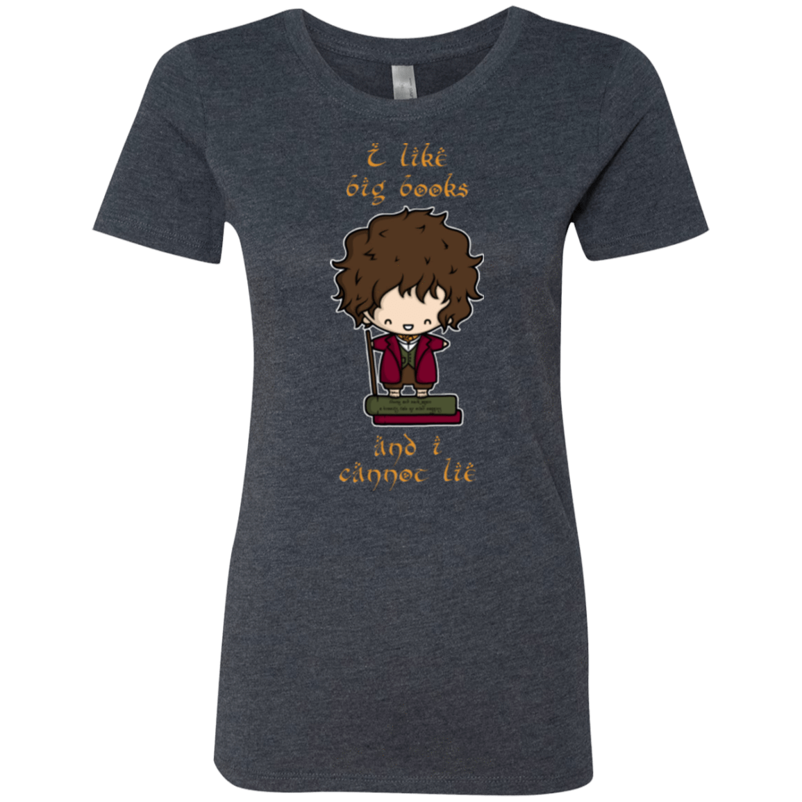 T-Shirts Vintage Navy / Small I Like Big Books Women's Triblend T-Shirt