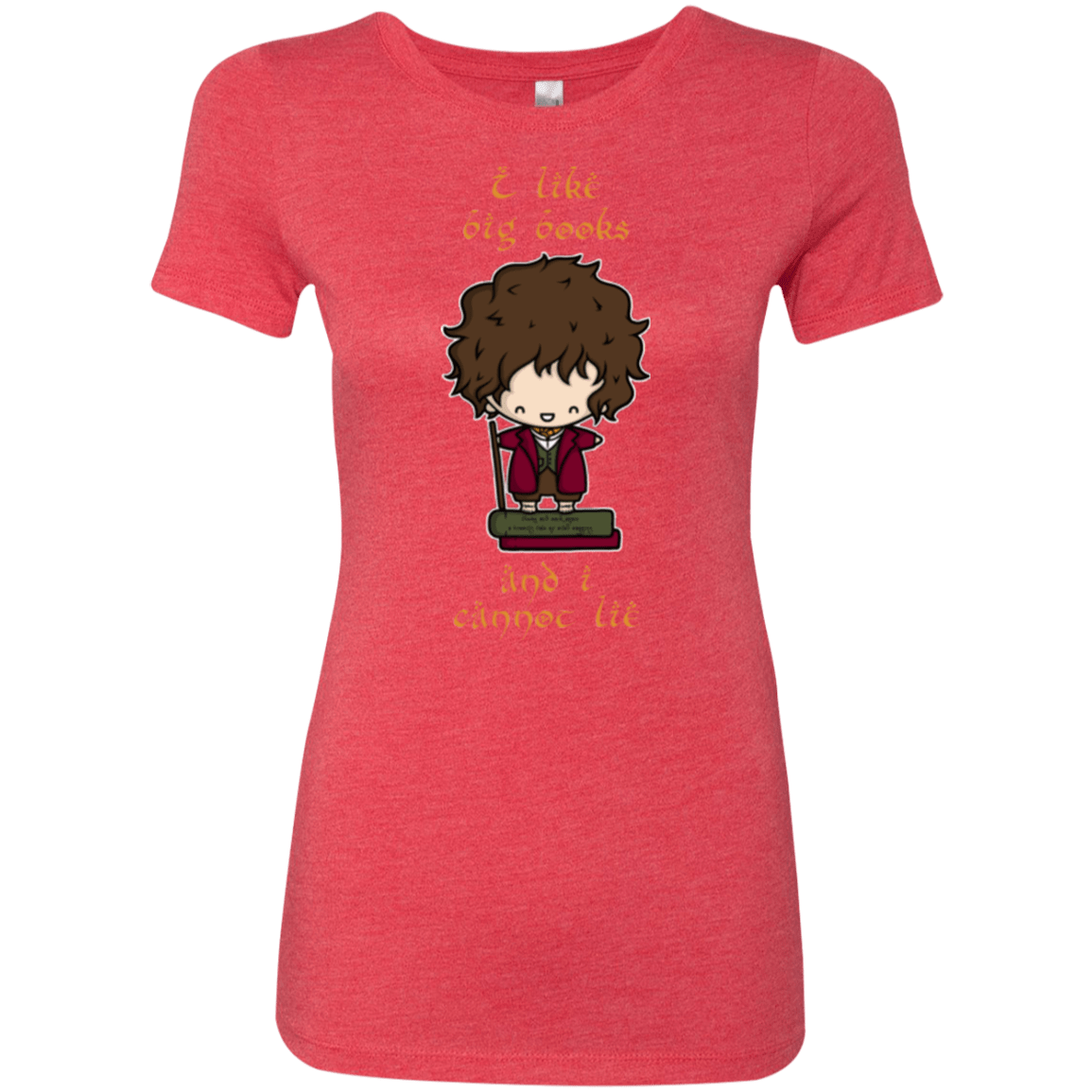 T-Shirts Vintage Red / Small I Like Big Books Women's Triblend T-Shirt