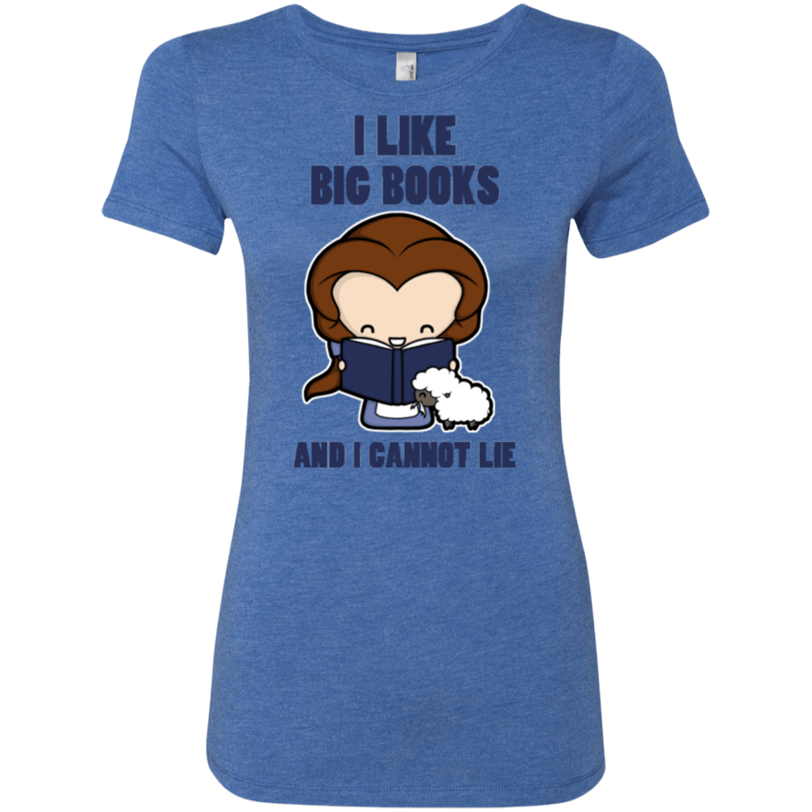 T-Shirts Vintage Royal / Small I Like Big Books Women's Triblend T-Shirt