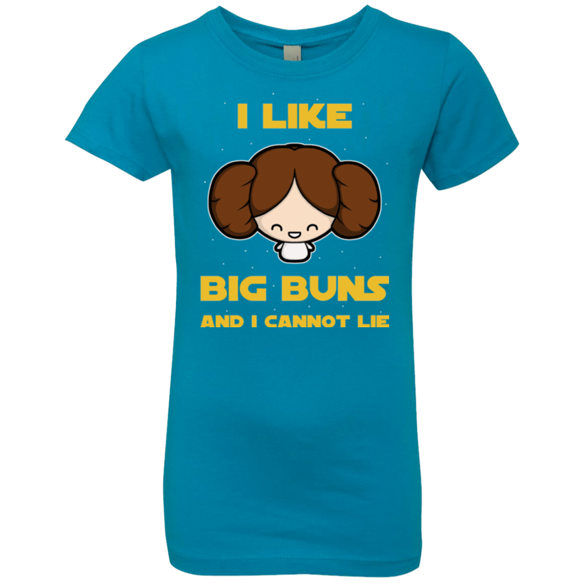 T-Shirts Turquoise / YXS I Like Big Buns Girls Premium T-Shirt