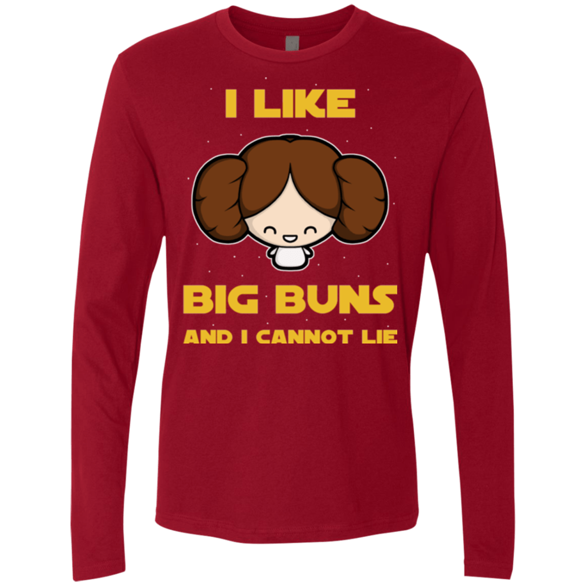 T-Shirts Cardinal / Small I Like Big Buns Men's Premium Long Sleeve