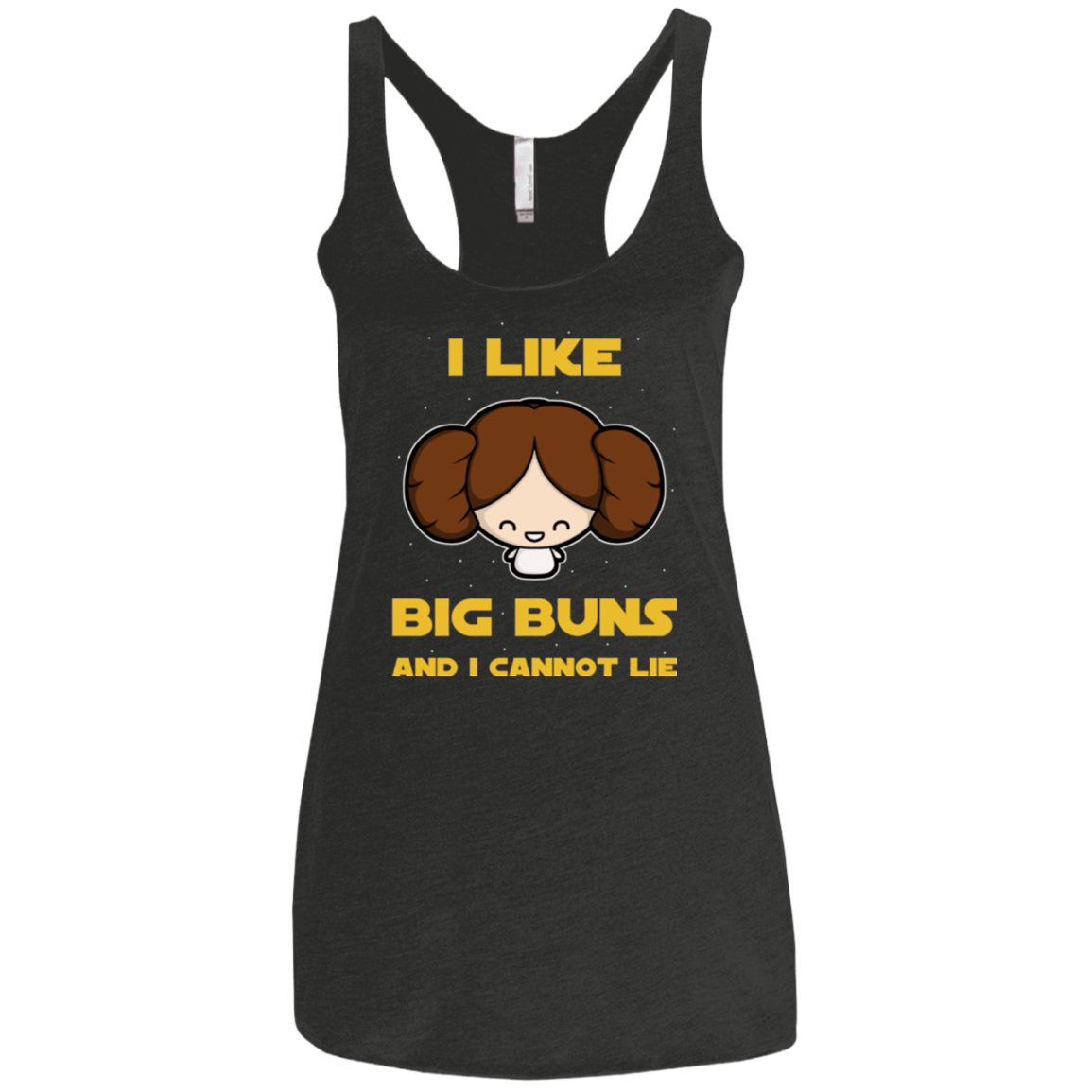 T-Shirts Vintage Black / X-Small I Like Big Buns Women's Triblend Racerback Tank