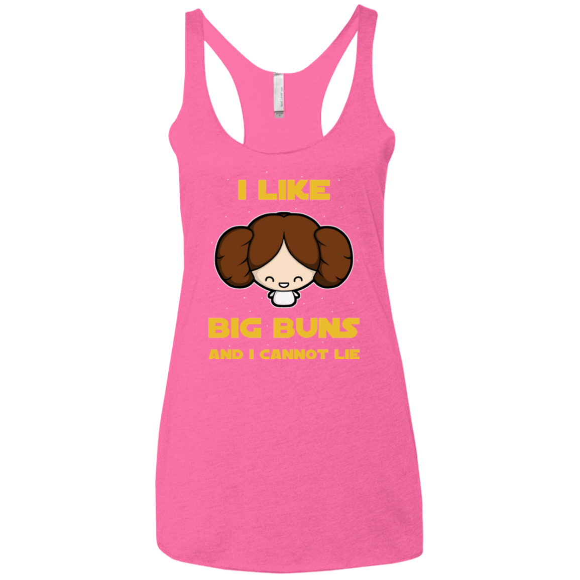 T-Shirts Vintage Pink / X-Small I Like Big Buns Women's Triblend Racerback Tank