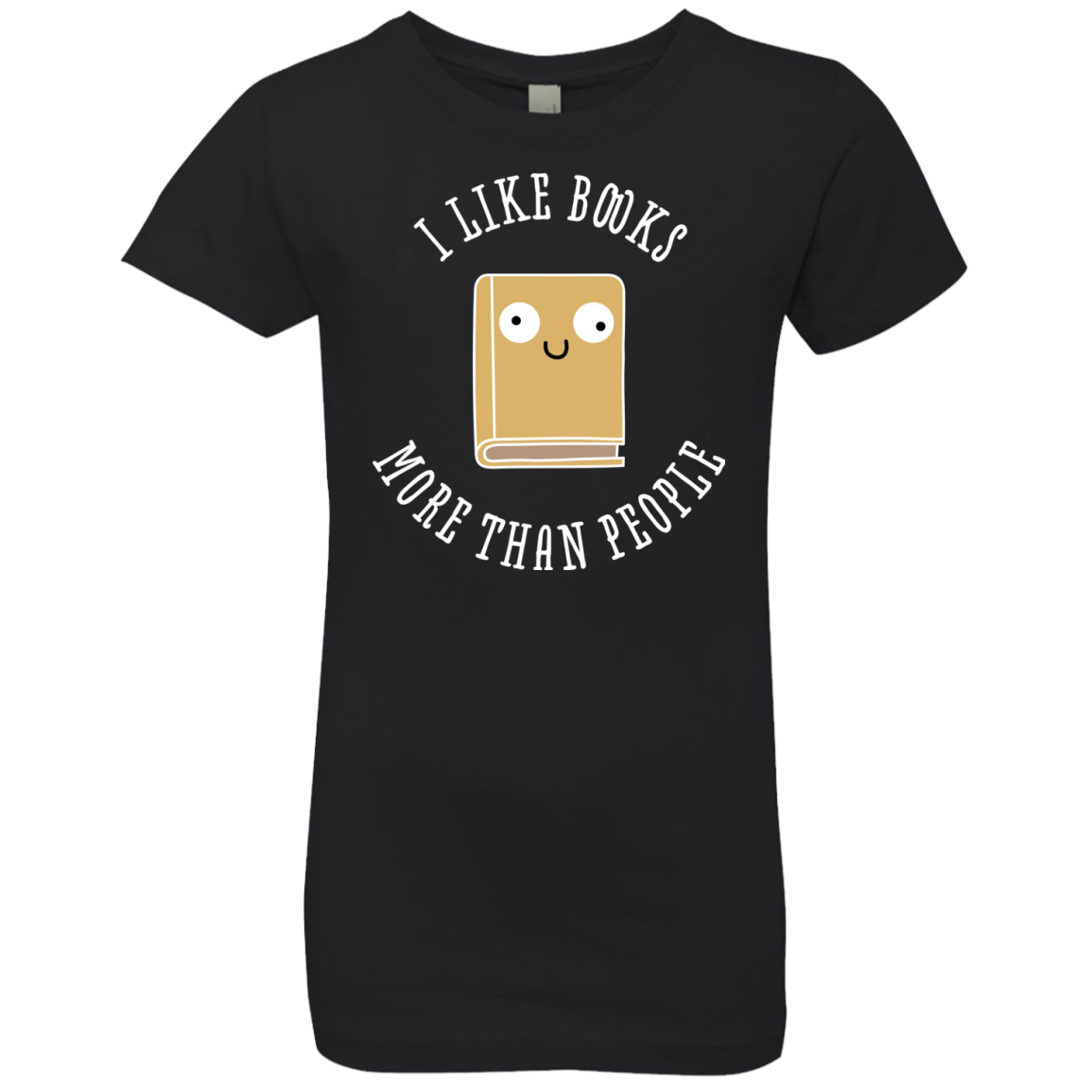 T-Shirts Black / YXS I Like Books Girls Premium T-Shirt