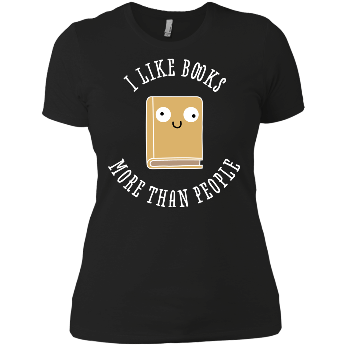 T-Shirts Black / X-Small I Like Books Women's Premium T-Shirt