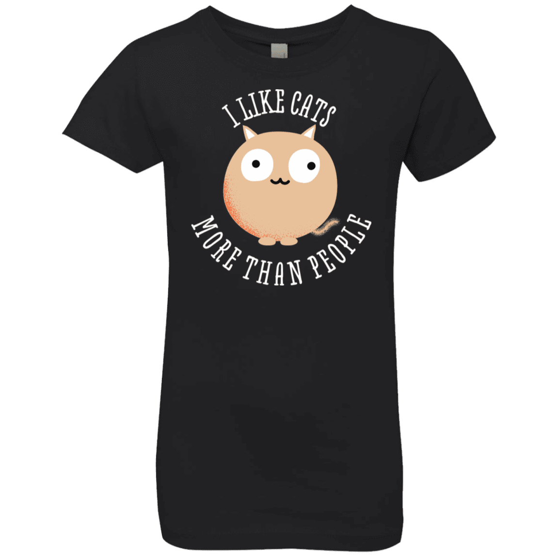 T-Shirts Black / YXS I Like Cats Girls Premium T-Shirt