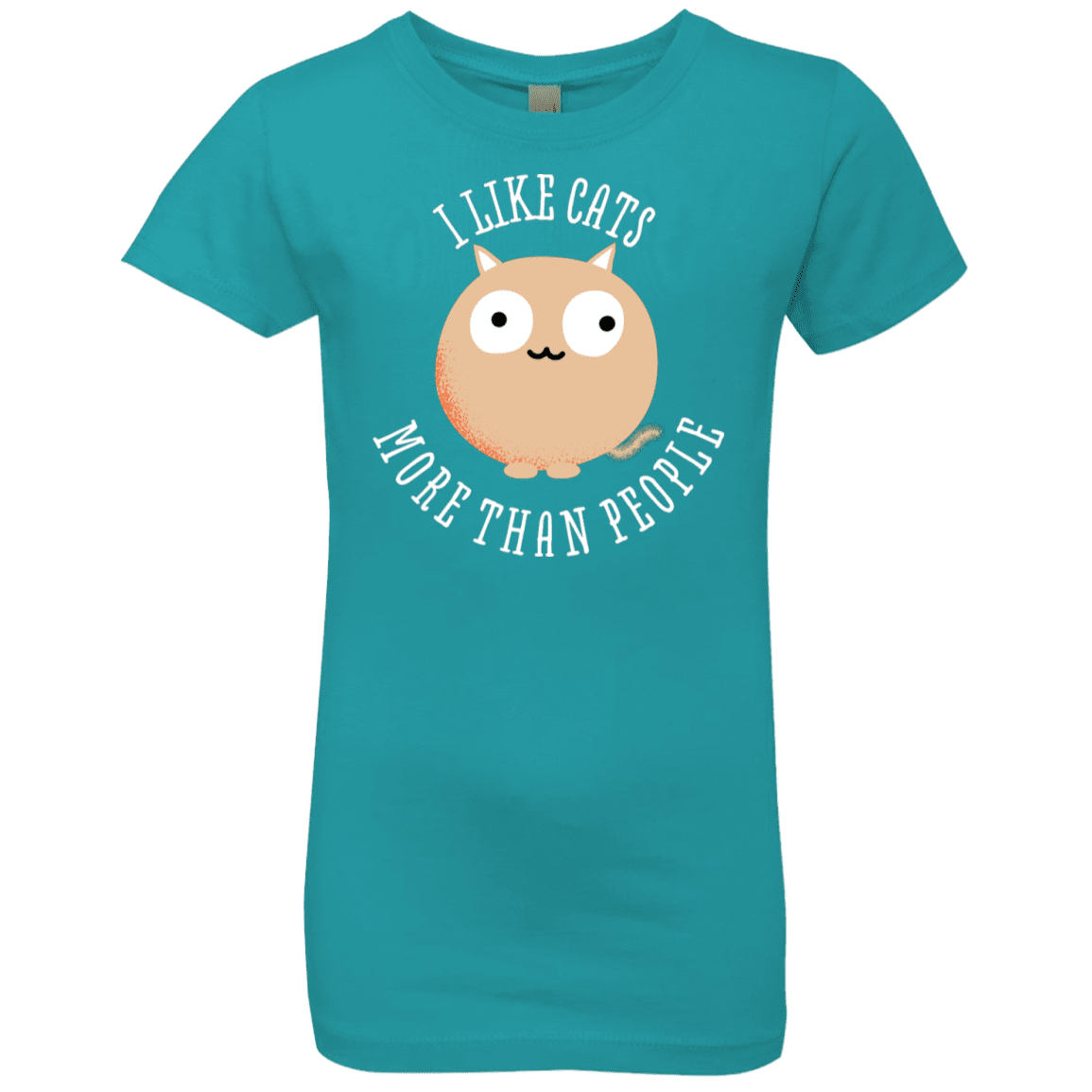 T-Shirts Tahiti Blue / YXS I Like Cats Girls Premium T-Shirt