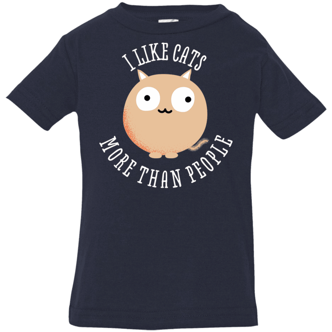 T-Shirts Navy / 6 Months I Like Cats Infant Premium T-Shirt
