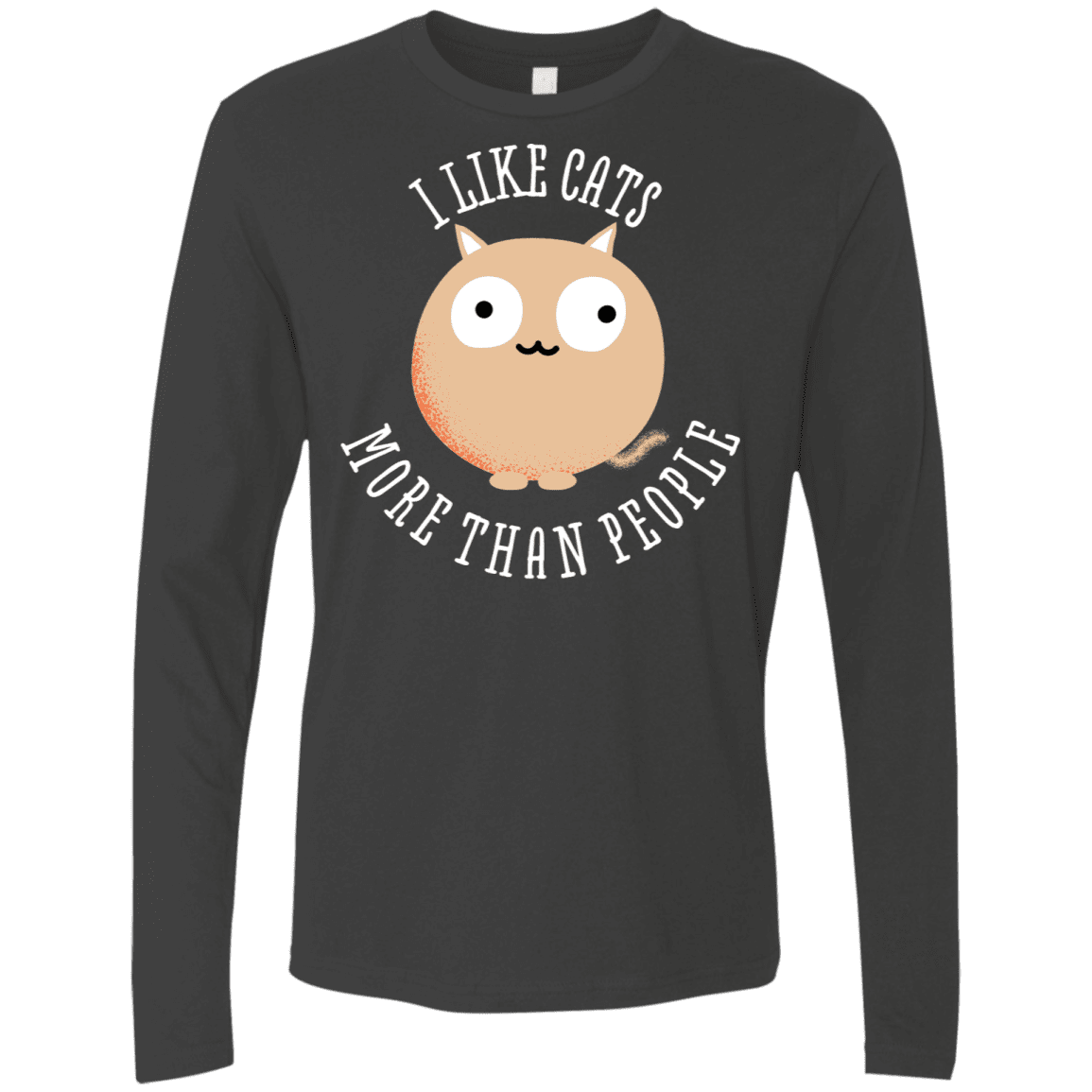 T-Shirts Heavy Metal / S I Like Cats Men's Premium Long Sleeve