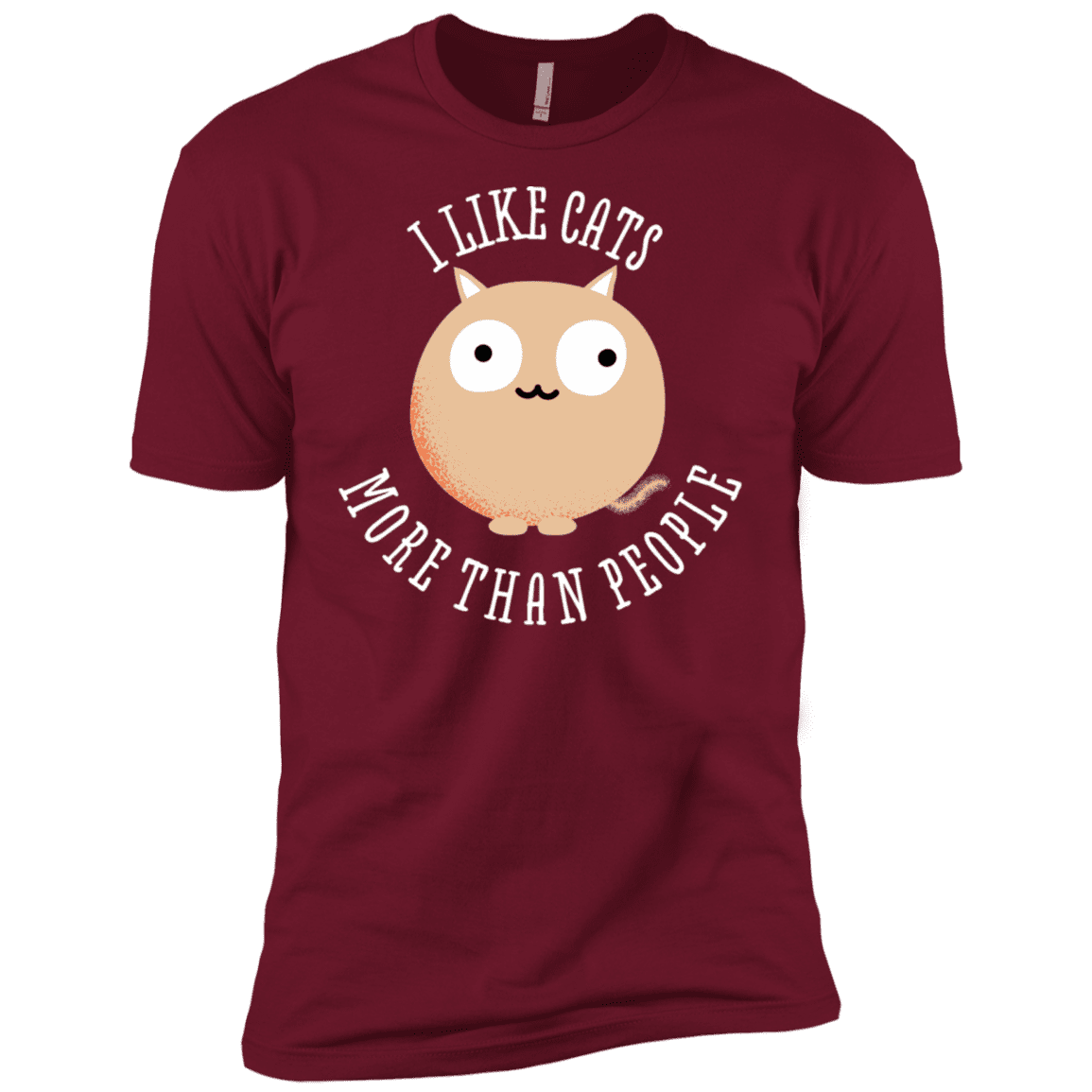 T-Shirts Cardinal / X-Small I Like Cats Men's Premium T-Shirt