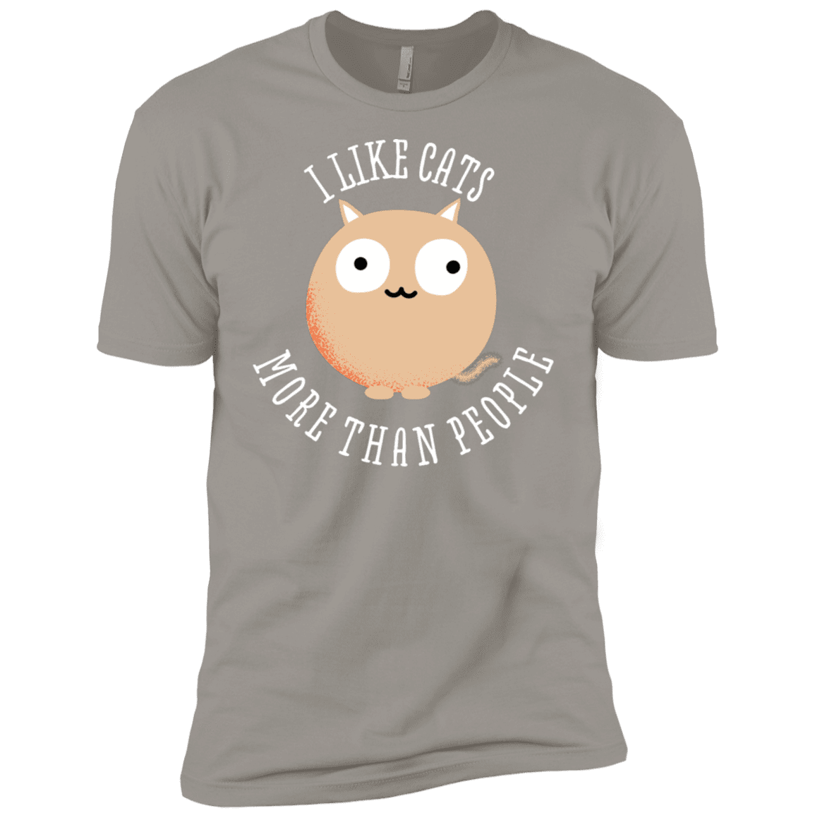 T-Shirts Light Grey / X-Small I Like Cats Men's Premium T-Shirt